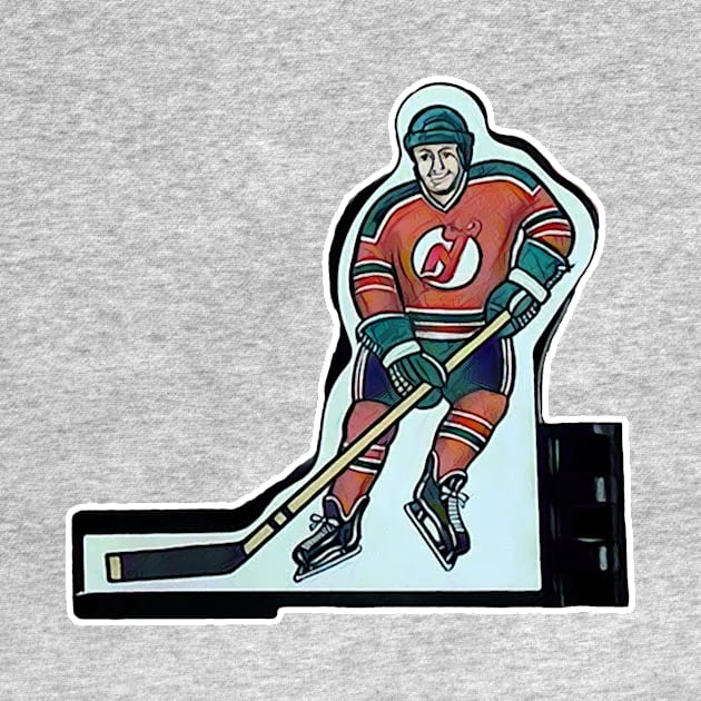 Coleco Table Hockey Players - New Jersey Devils by mafmove